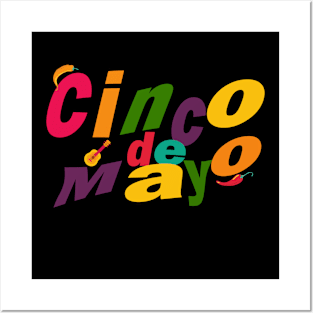 Mexican Cinco De Mayo Fiesta Posters and Art